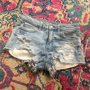 American Eagle Distressed Denim Shorts
